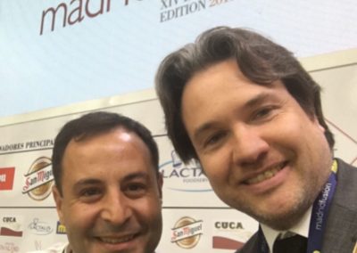 At Madrid Fusion, with our congress speaker Oscar Calleja from Annua, two star Michelin