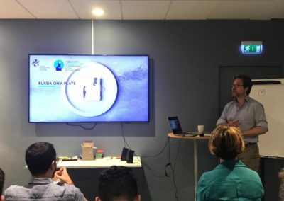 Strategy presentation in Feed The Planet workshop, at Electrolux headquarters in Stockholm