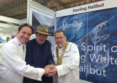 Long standing partner and friend Magnus Skretting, and Worldchefs' President Thomas Gugler, at the Culinary Olympics in Germany