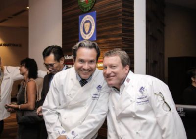 Reception at Berjaya school in Kuala Lumpur, with Worldchefs President Charles Carroll